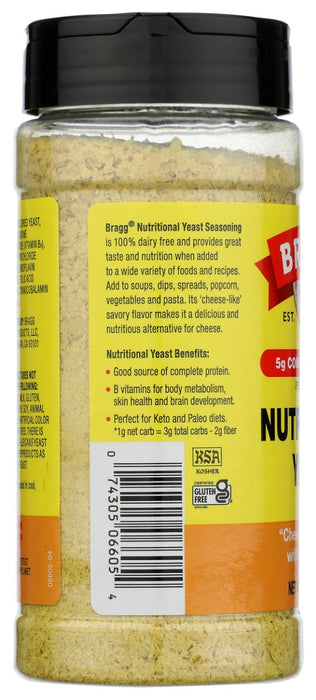 BRAGG: Nutritional Yeast Seasoning, 4.5 oz