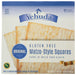 Yehuda Gluten Free Matzo-Style Squares are perfect for those who desire gluten free products during Passover and all year round. Yehuda Gluten Free Matzo-Style Squares brings the familiar crunch and taste of traditional matzo but without dietary concerns. Enjoy matzo ball soup, kugle, matzo brei, matzo brittle and so many other traditional and not so traditional delicacies with Yehuda Gluten Free Matzo-Style Squares.