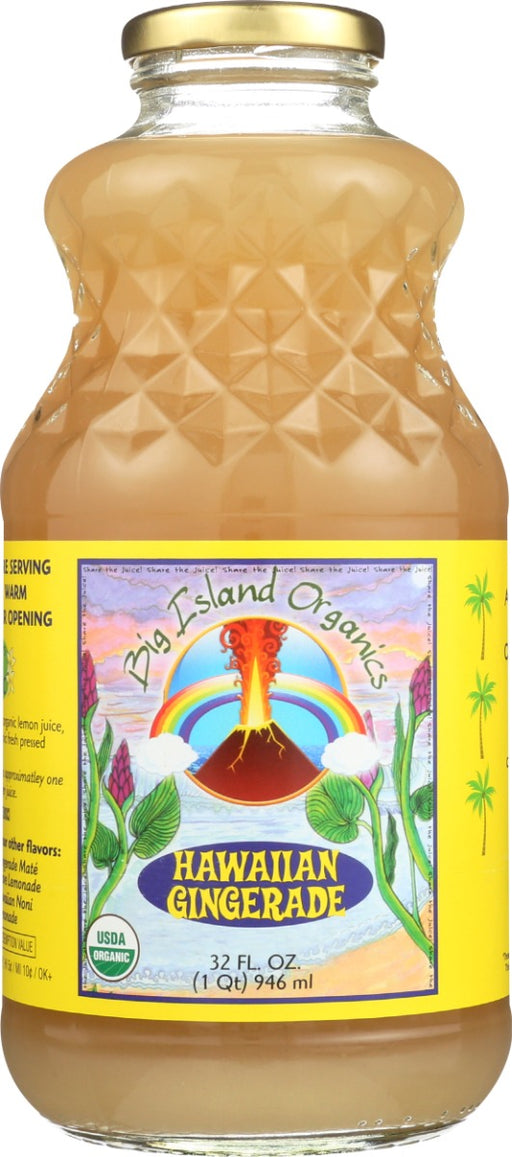 BIG ISLAND ORGANICS: Hawaiian Gingerade Juice, 32 fo