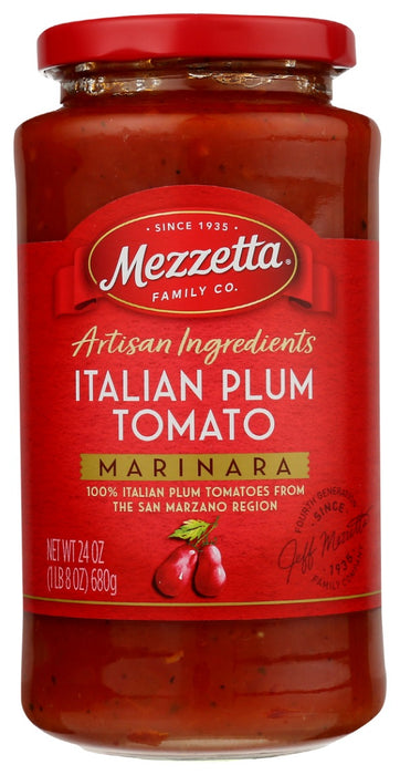 MEZZETTA: Artisan Ingredients Italian Plum Tomato Marinara, 24 oz