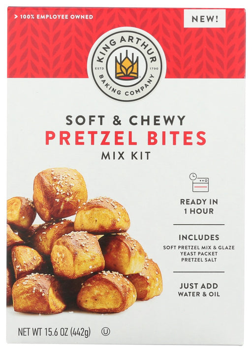 KING ARTHUR: Soft and Chewy Pretzel Bites Mix Kit, 15.6 oz