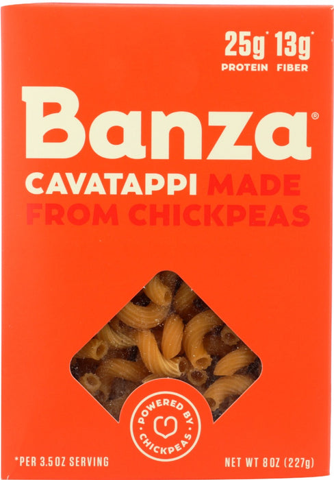 We make all the pasta shapes you love with chickpeas. Why? Because we want to eat more pasta! And when your pasta is nutrient-dense, good for the planet, packed with 20G of protein, AND super delicious? Then pasta night can be every night!