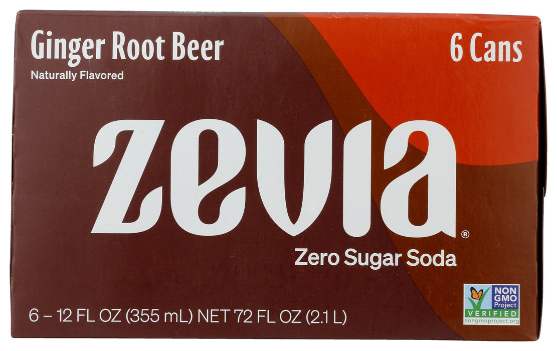 Zevia Ginger Root Beer”because it's about time somebody spiced up this classic. Everything you love about root beer, with the extra kick of ginger. A pleasant kick, like a dance move at your sister's wedding. Nothing combative to your taste buds. Naturally sweetened, with zero sugar and zero calories, and just the spice you've been searching for. Packaging may vary.