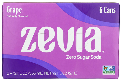 Stay cool with Zevia Grape Soda. Naturally sweetened with zero sugar, and zero calories. Yet so much flavor. It might make you a bit nostalgic”taking you back to some happy summer scene like riding your bike to the swimming hole. But don't worry, that's just the refreshment kicking in. It means it's working. Packaging may vary.