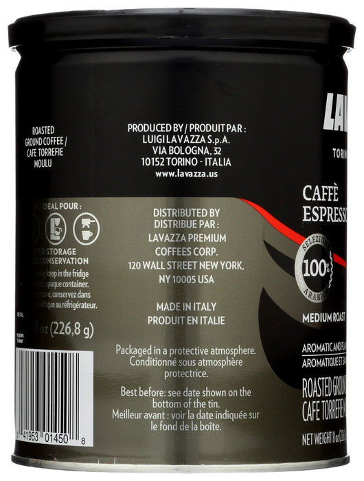 LAVAZZA: Espresso Ground Coffee, 8 oz