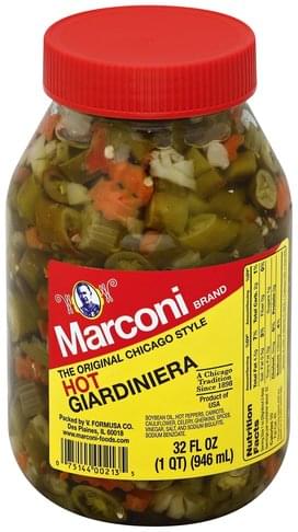 MARCONI: Giardiniera Hot, 32 oz