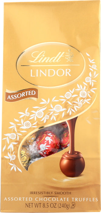 LINDT: Truffle Lindor Assorted Chocolate Bag, 8.5 oz