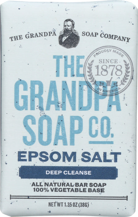 GRANDPAS: Soap Bar Epsom Salt, 1.35 oz - No Brand For Less 