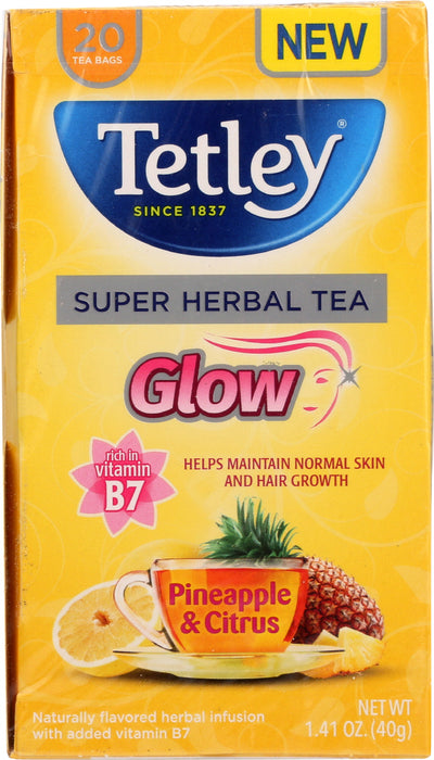 TETLEY: Tea Herbal Pineapple & Citrus, 1.41 oz