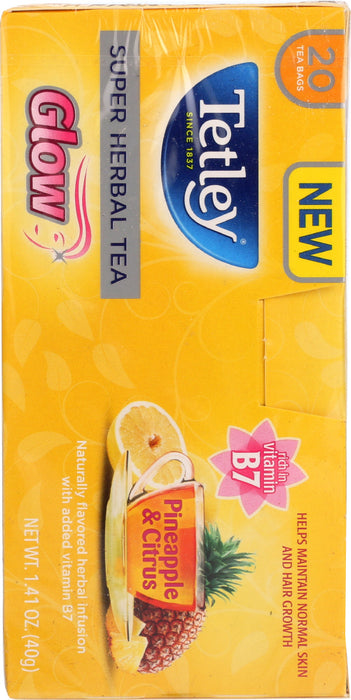 TETLEY: Tea Herbal Pineapple & Citrus, 1.41 oz