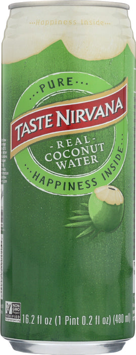 TASTE NIRVANA: Real Coconut Water in Can, 16.2 oz