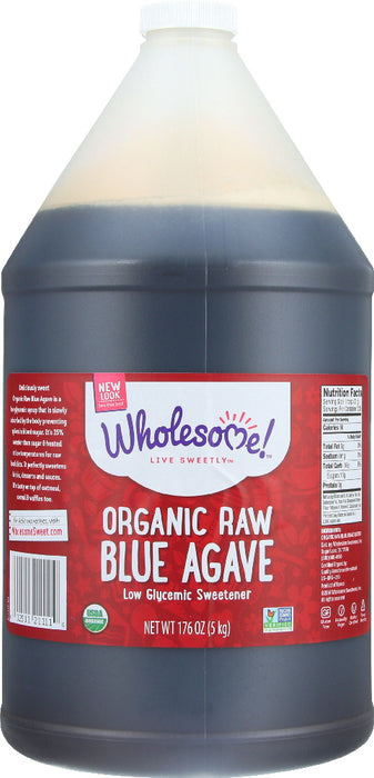 WHOLESOME: Agave Blue Raw, 176 oz