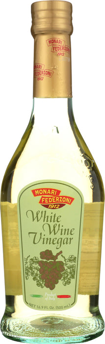 MONARI: White Wine Vinegar, 16.9 oz