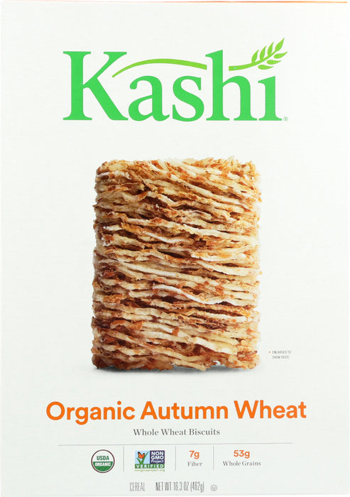 KASHI: Organic Whole Wheat Biscuit Cereal Autumn Wheat, 16.3 oz