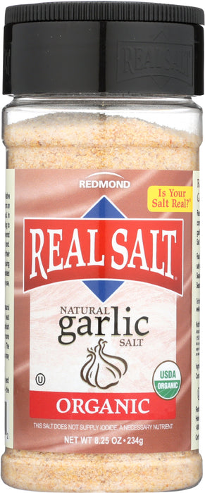REDMOND: Real Salt Shaker Garlic Organic, 8.25 oz