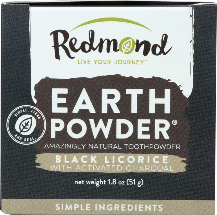 REDMOND: Earthpowder Black Licorice, 1.8 oz