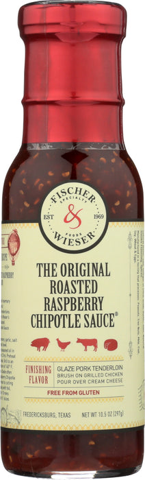 FISCHER & WIESER: Roasted Raspberry Chipotle Sauce, 10.5 oz - No Brand For Less 