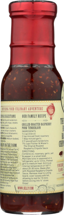 FISCHER & WIESER: Roasted Raspberry Chipotle Sauce, 10.5 oz - No Brand For Less 