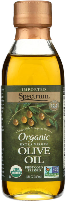 SPECTRUM NATURALS: Oil Olive Extra Virgin Unrefined Organic, 8.5 oz