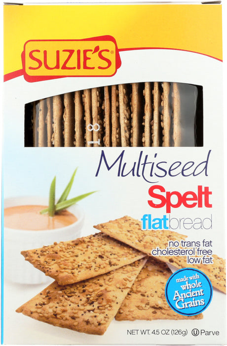 SUZIES: Spelt Multiseed Flatbread, 4.5 oz