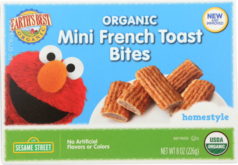 EARTHS BEST: Organic Mini French Toast Bites Homestyles, 8 oz