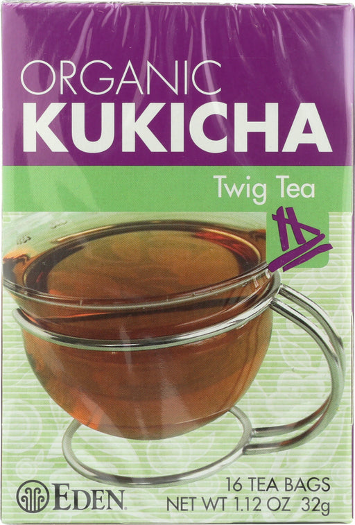 EDEN FOODS: Organic Kukicha Twig Tea, 16 teabags - No Brand For Less 