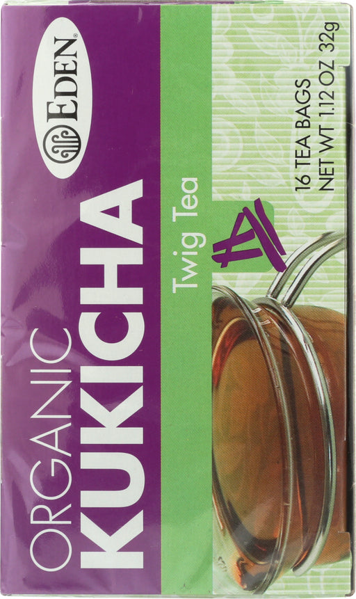 EDEN FOODS: Organic Kukicha Twig Tea, 16 teabags - No Brand For Less 