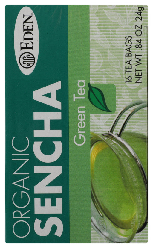 EDEN FOODS: Tea Sencha Green Org, 16 bg - No Brand For Less 