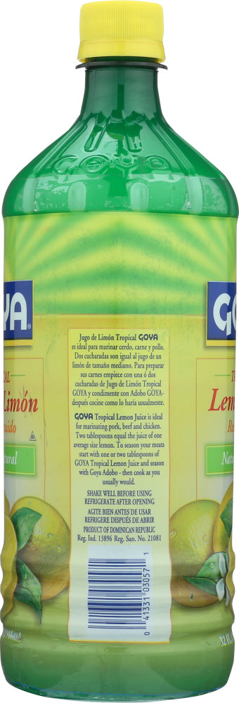 GOYA: Juice Lemon, 32 oz - No Brand For Less 