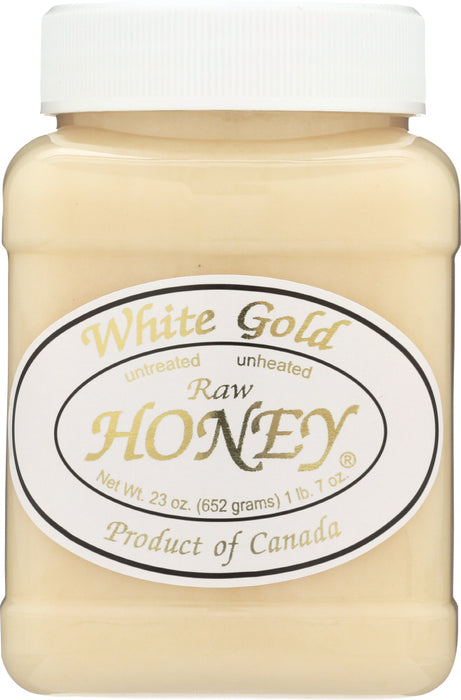 WHITE GOLD: Raw Honey, 23 oz