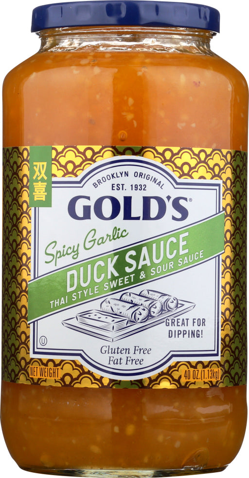 GOLDS: Spicy Garlic Duck Sauce, 40 oz - No Brand For Less 