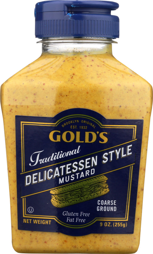 GOLDS: Mustard Squeeze Deli, 9 oz - No Brand For Less 