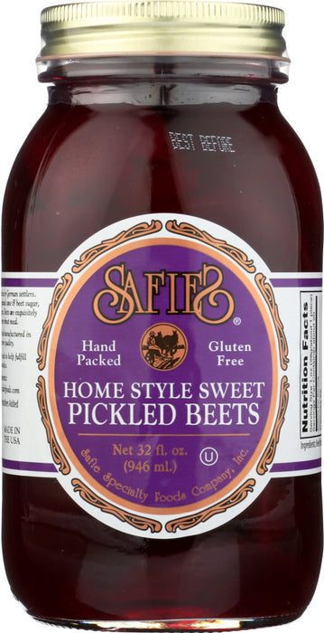 SAFIE: Sweet Pickled Beets, 32 oz