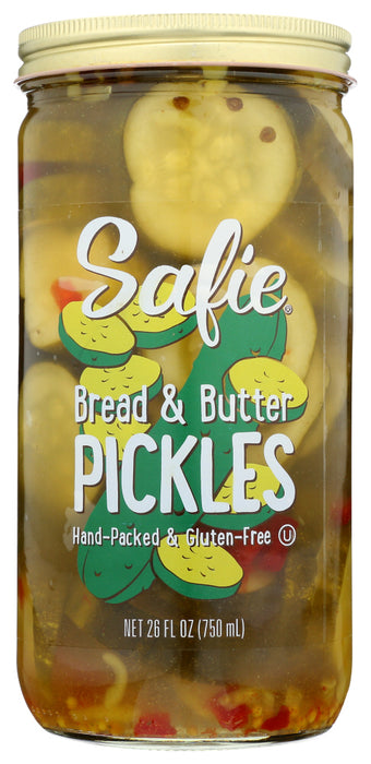 SAFIE: Bread & Butter Pickles, 26 oz