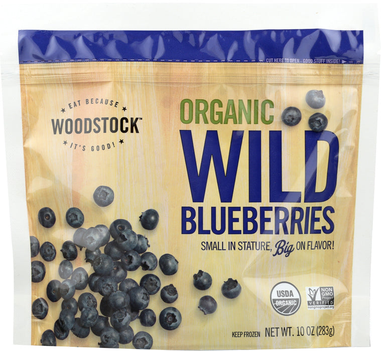 WOODSTOCK: Organic Frozen Wild Blueberries, 10 oz