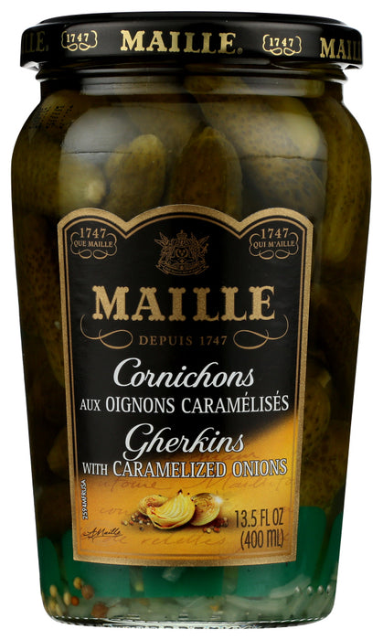 MAILLE: Cornichons with Caramelized Onions, 13.5 oz