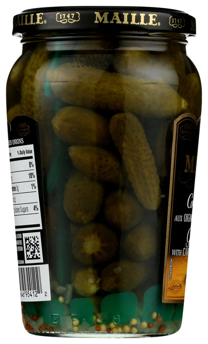 MAILLE: Cornichons with Caramelized Onions, 13.5 oz