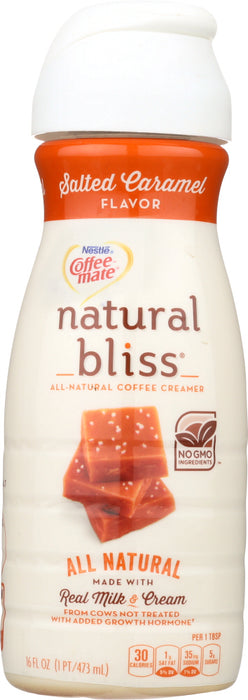 NESTLE: Coffeemate Natural Bliss Salted Caramel Creamer, 16 fl oz