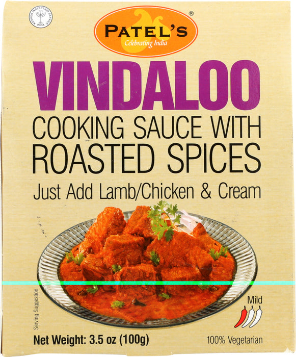 PATEL: Sauce Vindaloo With Roasted Spicy, 3.53 oz