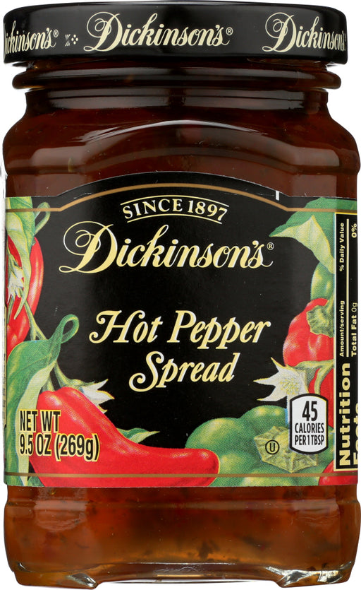 DICKINSON: Hot Pepper Spread, 9.5 oz - No Brand For Less 