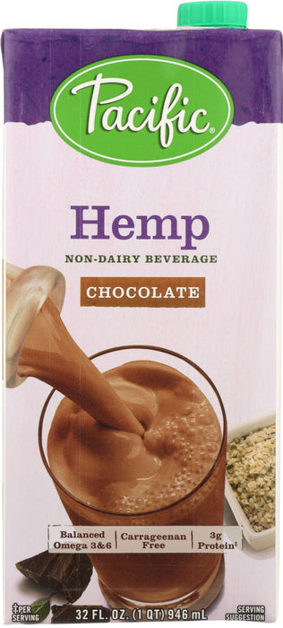 PACIFIC FOODS: Hemp Chocolate Milk, 32 oz