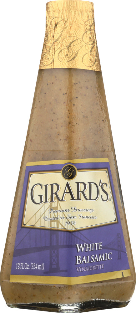 GIRARDS: White Balsamic Vinaigrette Dressing, 12 oz - No Brand For Less 