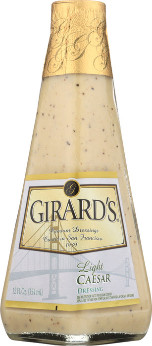 GIRARDS: Light Caesar Salad Dressing, 12 oz - No Brand For Less 