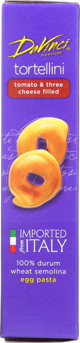 DAVINCI: Pasta Tortellini Tomato and Three Cheese Filled, 7 oz - No Brand For Less 