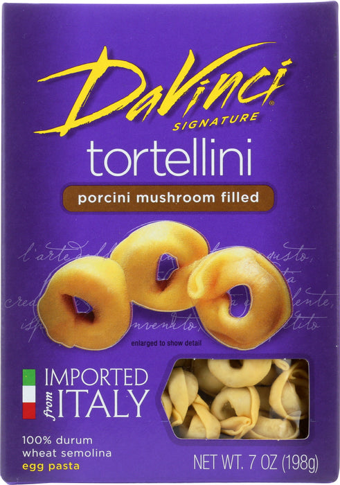 DAVINCI: Pasta Porcini Tortellini Mushroom Fill, 7 oz - No Brand For Less 