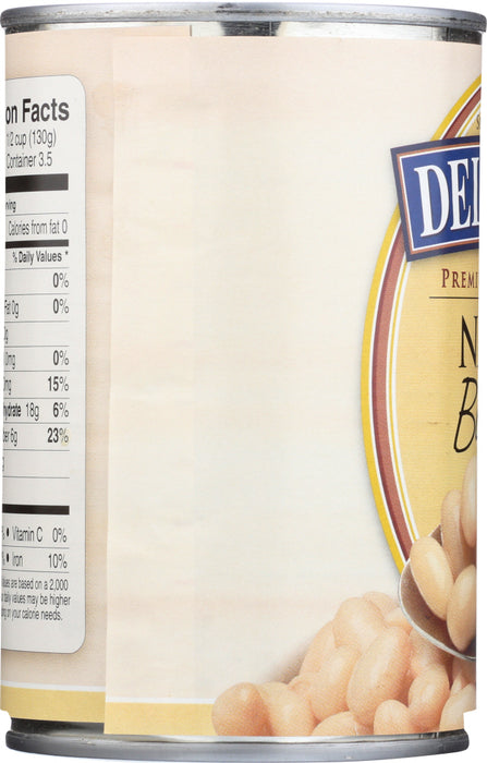 DELALLO: Navy Beans, 15.5 oz - No Brand For Less 