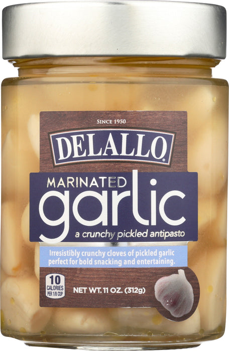 DELALLO: Marinated Garlic in Extra Virgin Olive Oil, 11 oz - No Brand For Less 