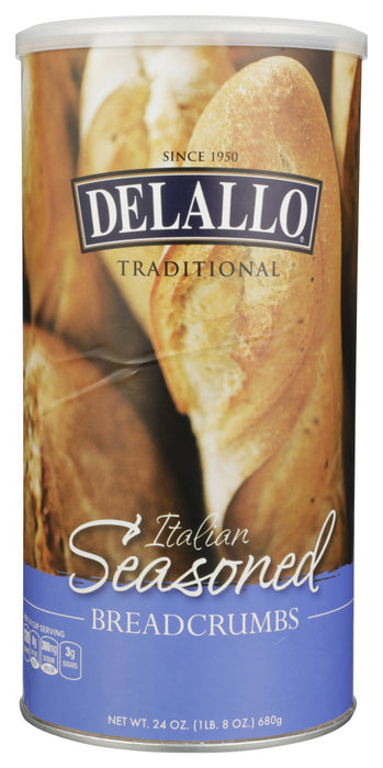 DELALLO: Italian Seasoned Breadcrumbs, 24 oz - No Brand For Less 