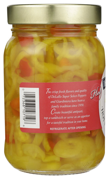 DELALLO: Hot Banana Pepper Rings, 16 oz - No Brand For Less 