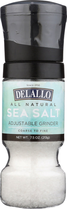 DELALLO: Seasoning Sea Salt Grinder, 7.5 oz - No Brand For Less 